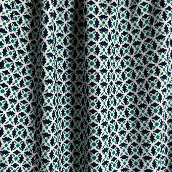 24SEVEN Comfort Apparel Top NWT Geometric Pattern Navy Green Size 3X - Picture 5 of 5